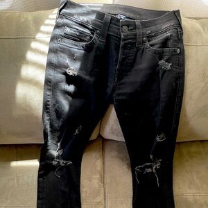 True religion black jeans
